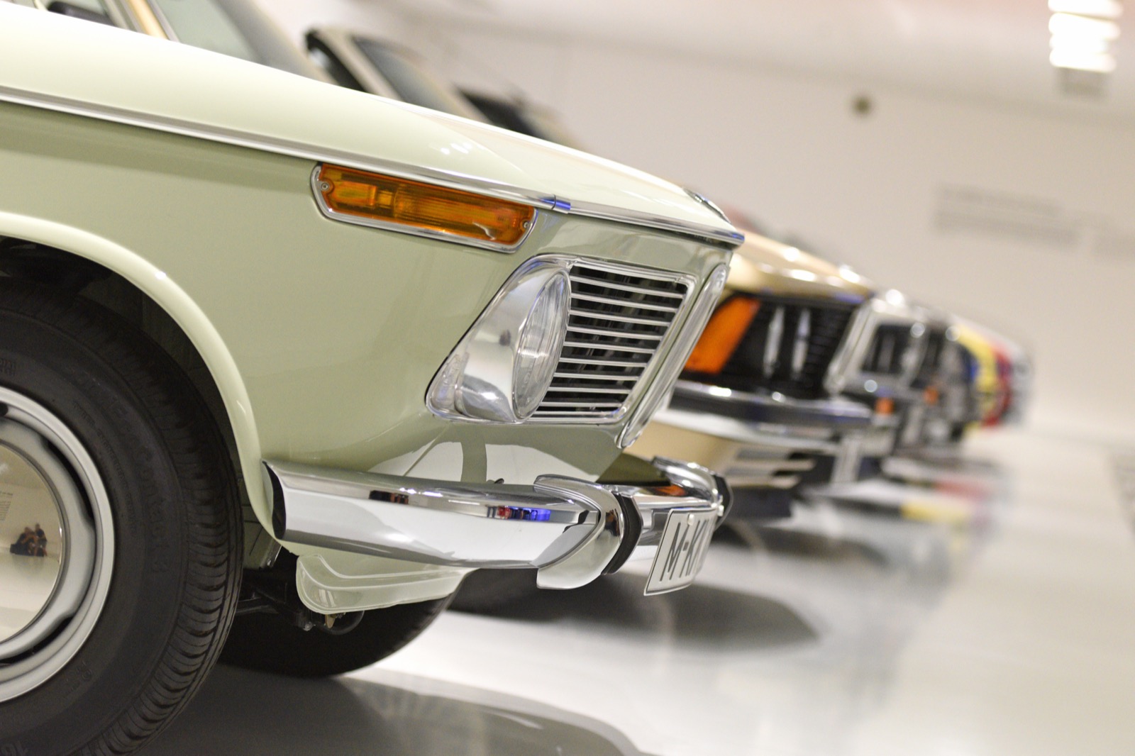 Historic BMW vehicles at the BMW Museum